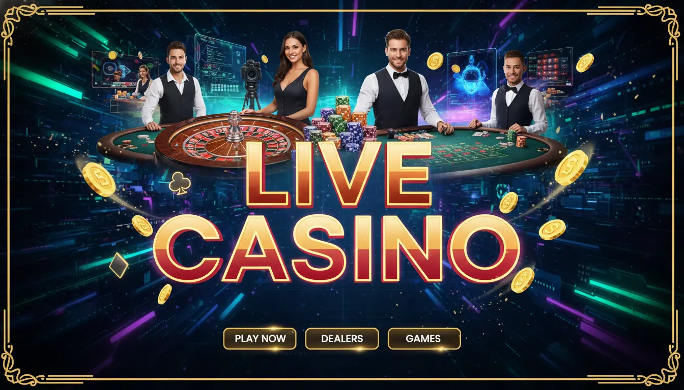 Spil live casino hos Vinder casino